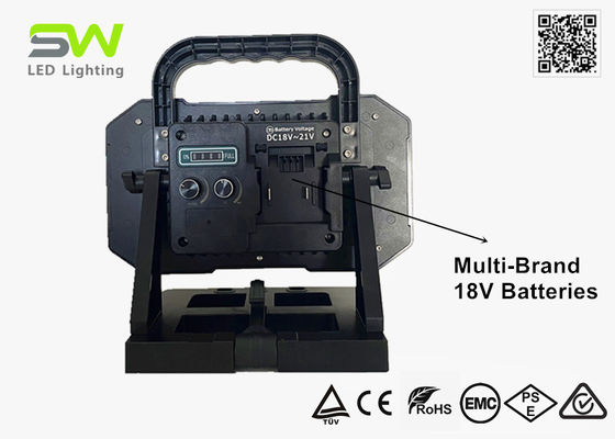 Переносной рабочий светильник 18 В, 6000 люмен, с плавной регулировкой цветовой температуры