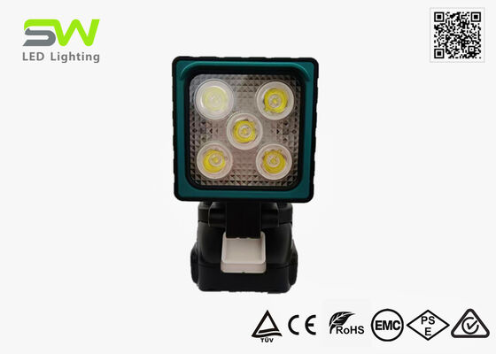 Компактный ручной рабочий фонарь 25 Вт с аккумулятором Makita 18 В и ручкой для осмотра