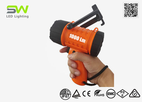 Компактный перезаряжаемый плавающий морской прожектор мощностью 1000 люмен с крючком для подвешивания