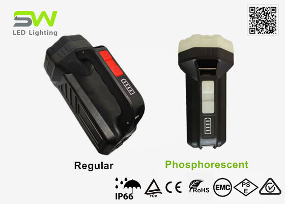 Заряжаемая ночь - светящийся ручной прожектор пожарная помощь IP66 водонепроницаемая