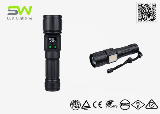 Zoomable LEP Torch Light With Magnets and COB Flood Work Light For Multi Uses